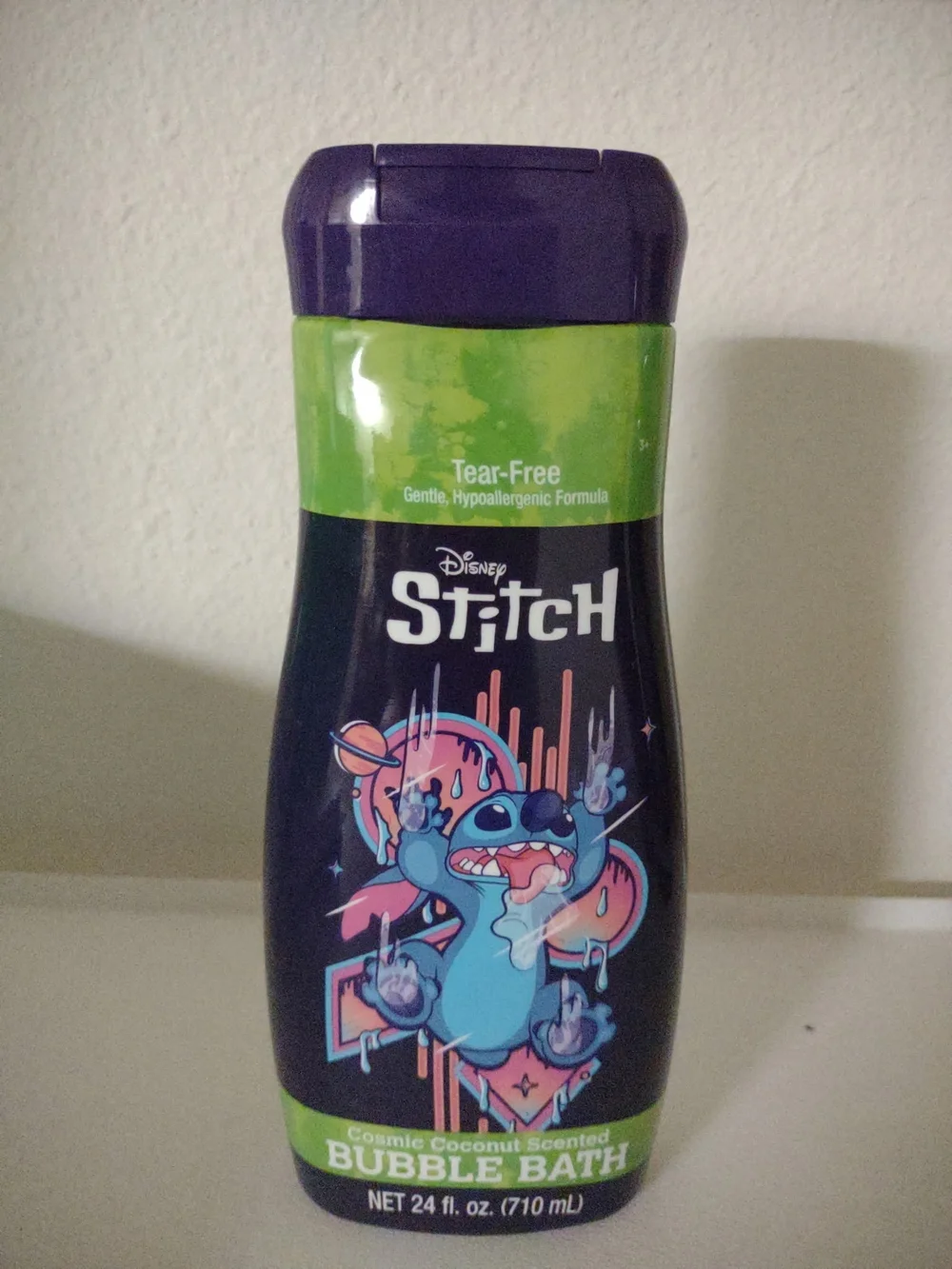 Disney Stitch Bubble Bath Bottle - Lot Of 3